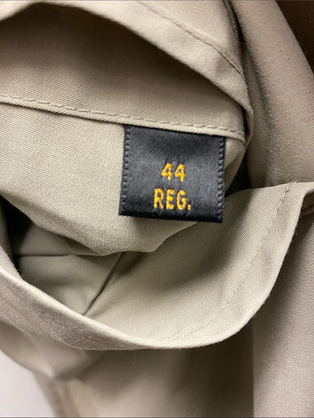 Brooks Brothers Vintage Classic Men's Tan Trench Coat Raincoat Overcoat